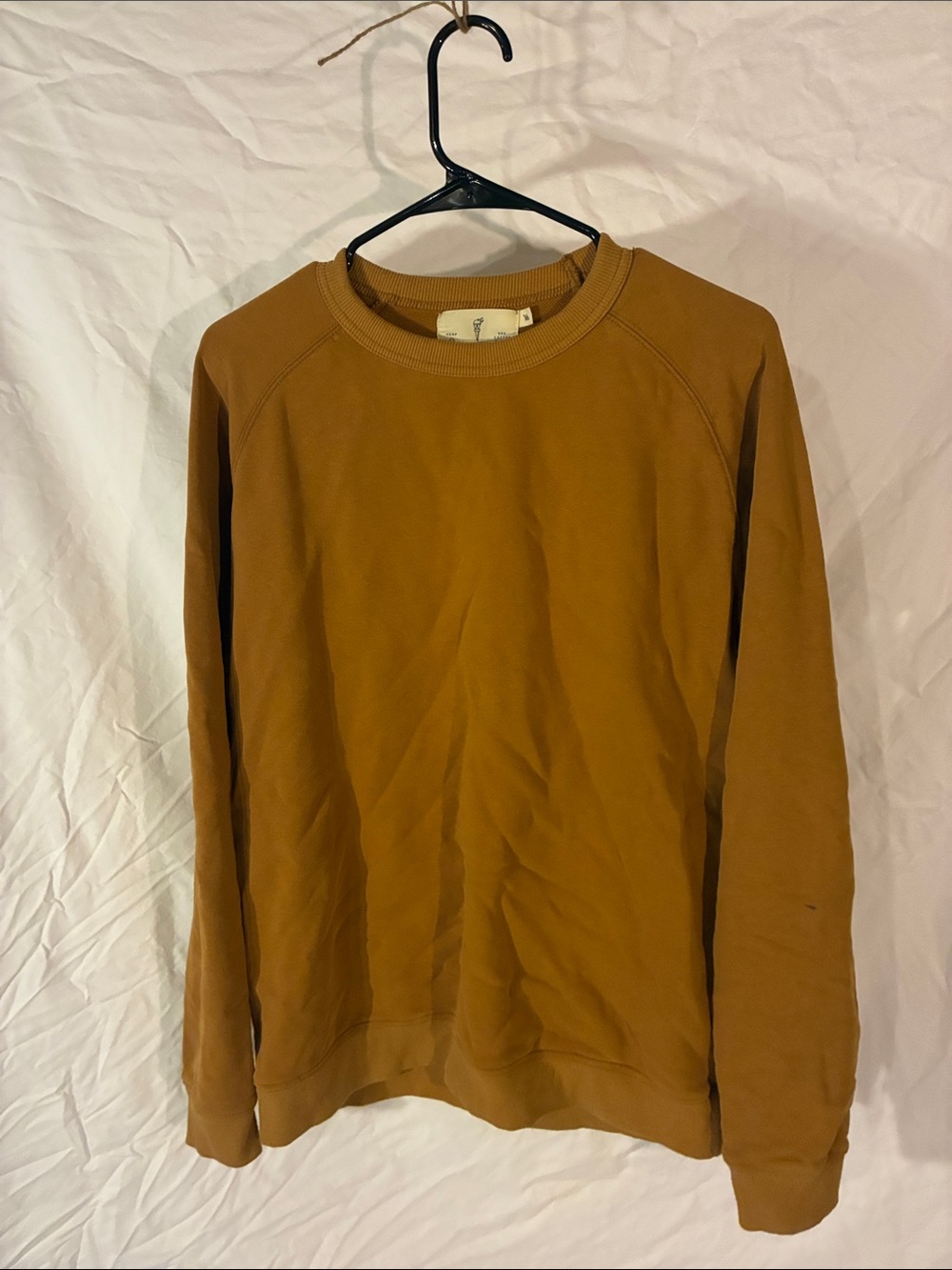 Weld Mustard Brown Crewneck Sweatshirt